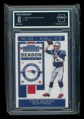 2019 Panini Contenders Tom Brady #9 Football Arena Club 8