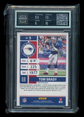 2019 Panini Contenders Tom Brady #9 Football Arena Club 8