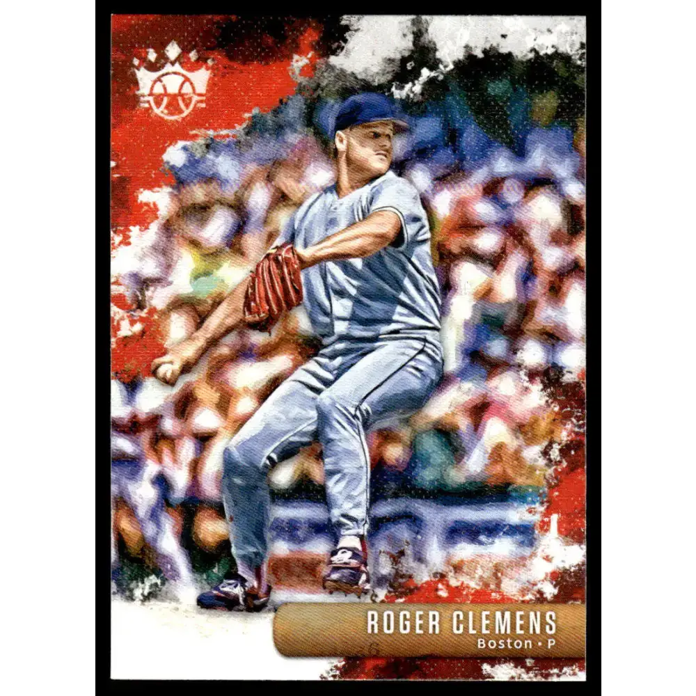 2019 Panini Diamond Kings #44 Roger Clemens EX/NM Boston Red Sox Baseball Card - Baseball Card Single