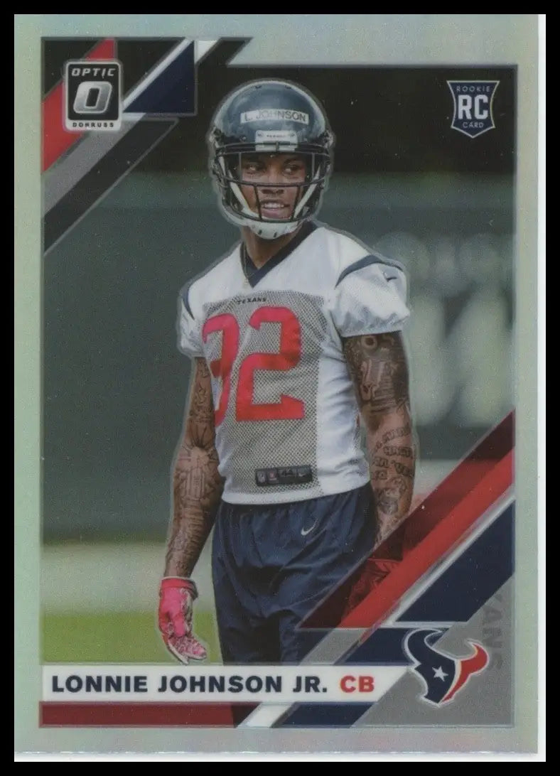 2019 Panini Donruss Optic - Rookies Lonnie Johnson Jr. #126 Holo Prizm (RC) - Football Card Single