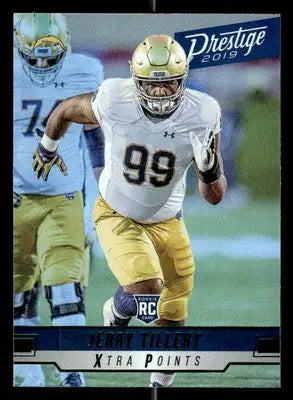 2019 Panini Prestige #203 Jerry Tillery Xtra Points Green - Football Card Single