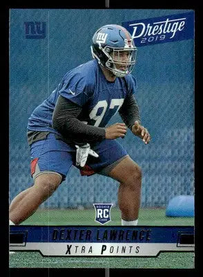 2019 Panini Prestige #210 Dexter Lawrence Xtra Points Green - Football Card Single