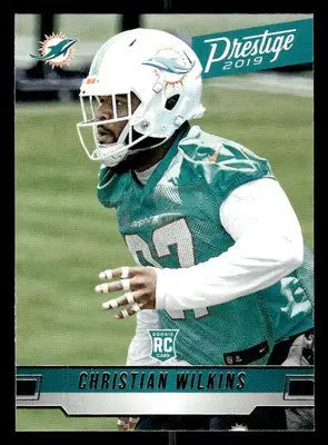 2019 Panini Prestige #221 Christian Wilkins - Football Card Single