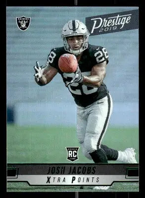 2019 Panini Prestige #240 Josh Jacobs Xtra Points Green - Football Card Single