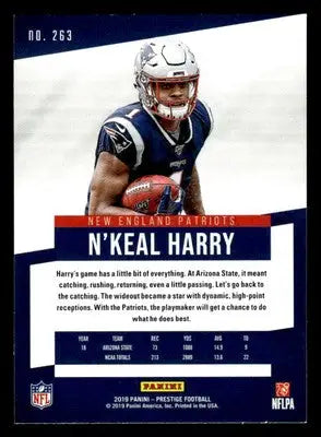 2019 Panini Prestige #263 N’Keal Harry Xtra Points Green - Football Card Single