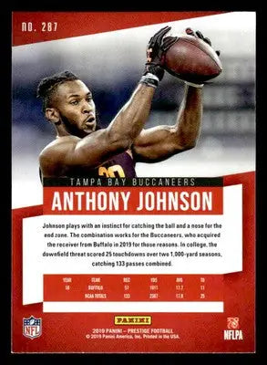 2019 Panini Prestige #287 Anthony Johnson Xtra Points Green - Football Card Single