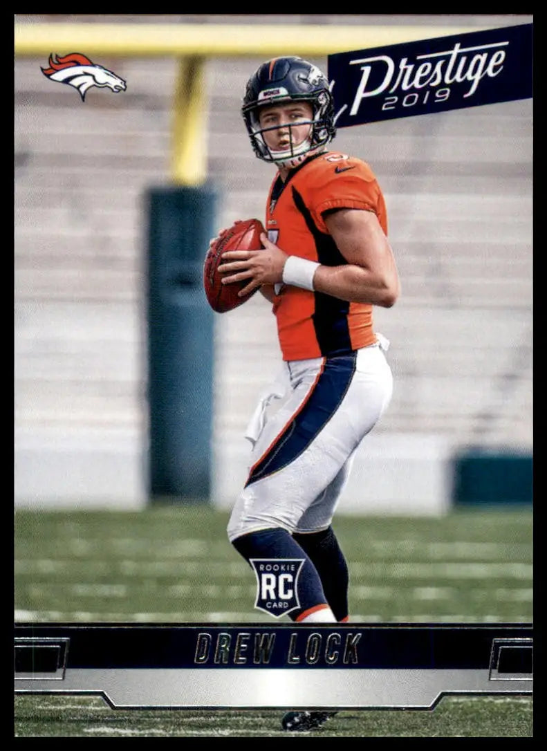 2019 Panini Prestige Drew Lock RC 202 Denver Broncos NM - Football Card Single