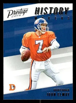 2019 Panini Prestige #HM-JE John Elway History Makers - Football Card Single