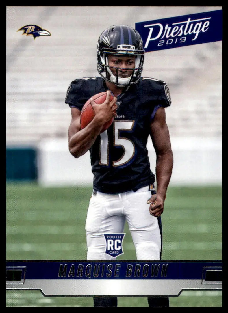 2019 Panini Prestige Marquise Brown RC 260 Baltimore Ravens NM - Football Card Single