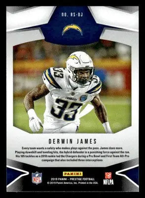 2019 Panini Prestige #RS-DJ Derwin James Rising Stars - Football Card Single