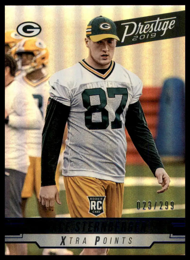 2019 Panini Prestige - Xtra Points Blue Jace Sternberger 238 /299 Packers NM - Football Card Single