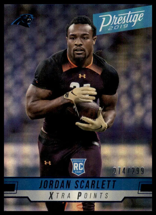 2019 Panini Prestige - Xtra Points Blue Jordan Scarlett 225 /299 Panthers NM - Football Card Single