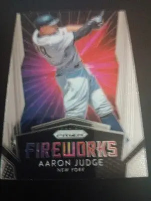 2019 Panini Prizm - Fireworks Aaron Judge #F13. NY Yankees. NRMT+ - Baseball Card Single