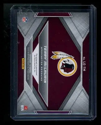 2019 Panini XR Luminous Endorsements Terry McLaurin #LE-TM Autograph 23/49 - Football Card Single