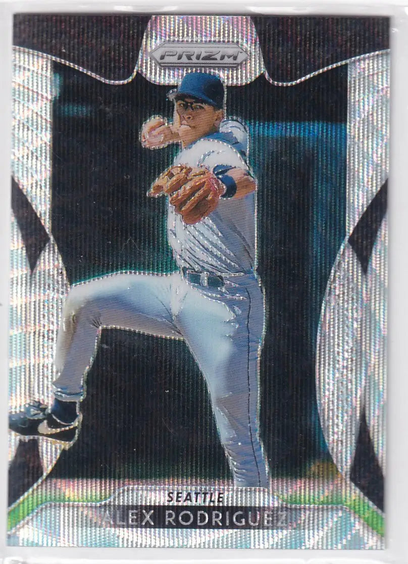 2019 PRIZM #232 ALEX RODRIGUEZ SILVER WAVE 50/60- SEATTLE MAINERS