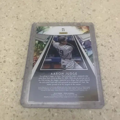 2019 PRIZM #I-1 AARON JUDGE ’ILLUMINATION’ NEW YORK YANKEES 100322