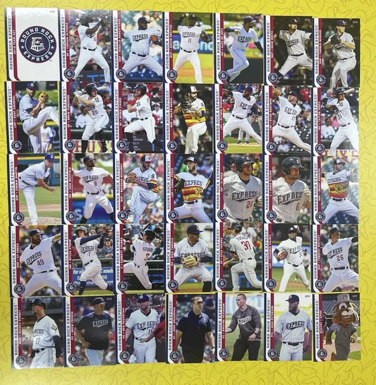 2019 ROUND ROCK EXPRESS TEAM SET COMPLETE AAA HOUSTON ASTROS YORDAN ALVAREZ - Baseball Card Single