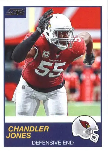 Chandler Jones football card with original gloss from 2019 Score NM-MT Cardinals