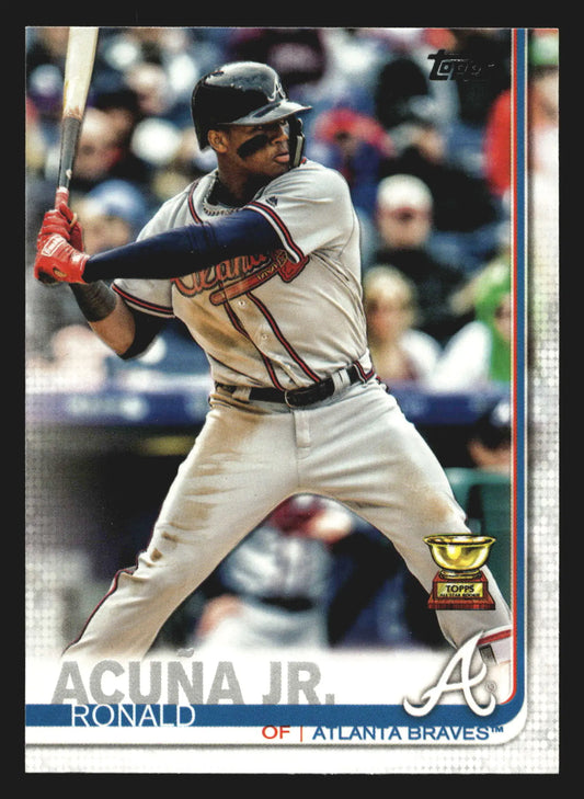 2019 Topps #1 Ronald Acuna Jr. All-Star Rookie Cup Atlanta Braves - Baseball Card Single