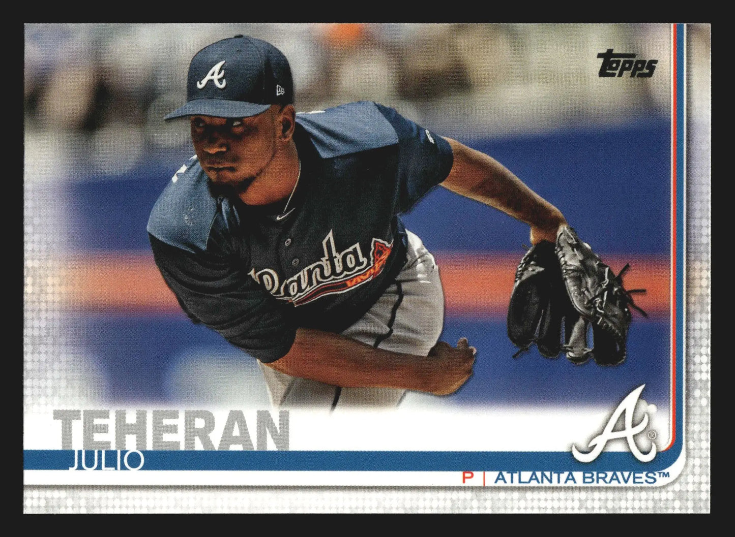 2019 Topps #118 Julio Teheran Braves - Baseball Card Single
