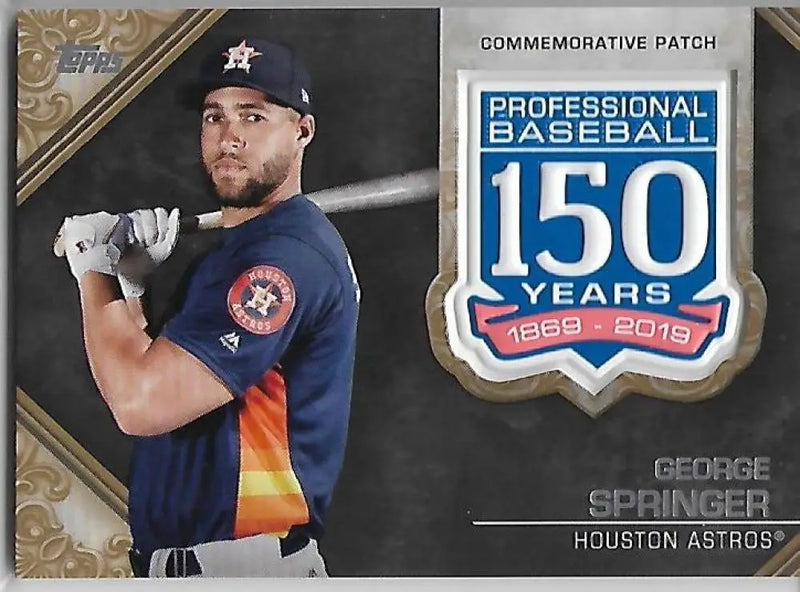 2019 Topps 150th Anniversary Commemorative Patches Gold #AMP-GSP George ID:17016 - Baseball Card Single