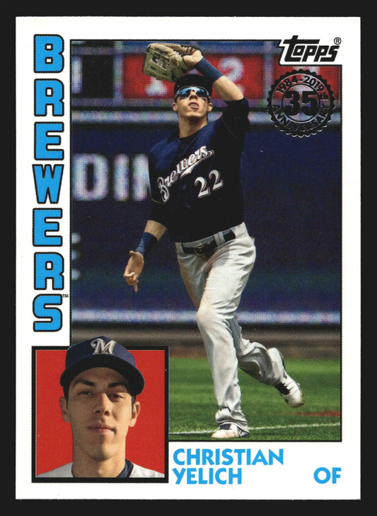 2019 Topps 1984 Topps #T84-64 Christian Yelich Milwaukee Brewers - Baseball Card Single