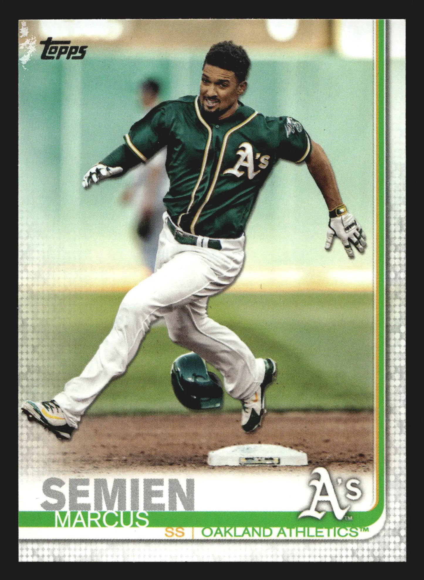 2019 Topps #201 Marcus Semien Oakland Athletics - Baseball Card Single