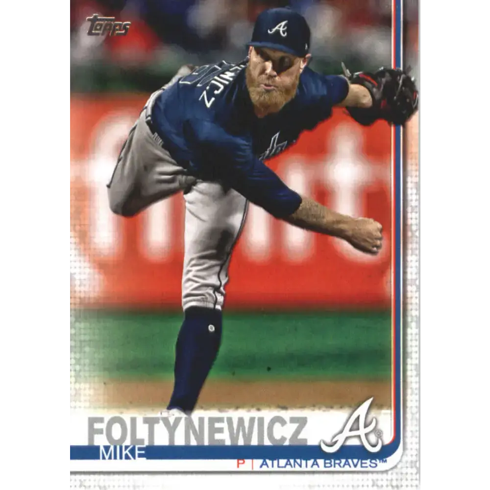 2019 Topps #387 Mike Foltynewicz NM-MT Atlanta Braves Baseball Card
