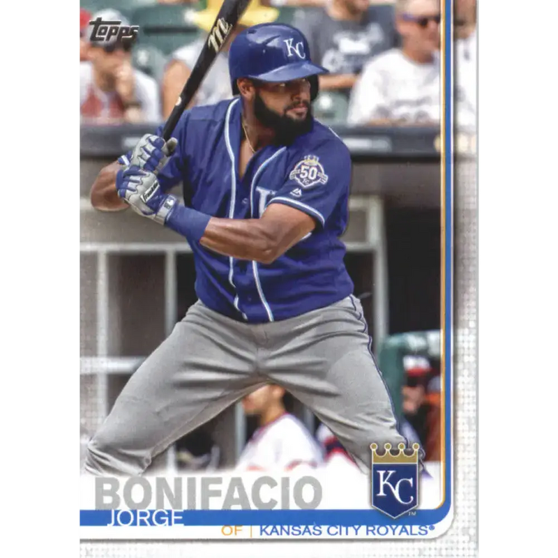 2019 Topps #427 Jorge Bonifacio NM-MT Kansas City Royals Baseball Card - Baseball Card Single