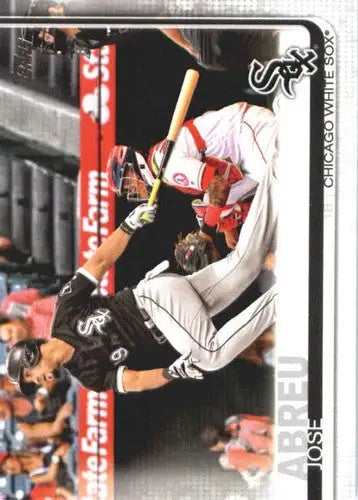 2019 Topps Jose Abreu baseball card with original gloss NM-MT White Sox