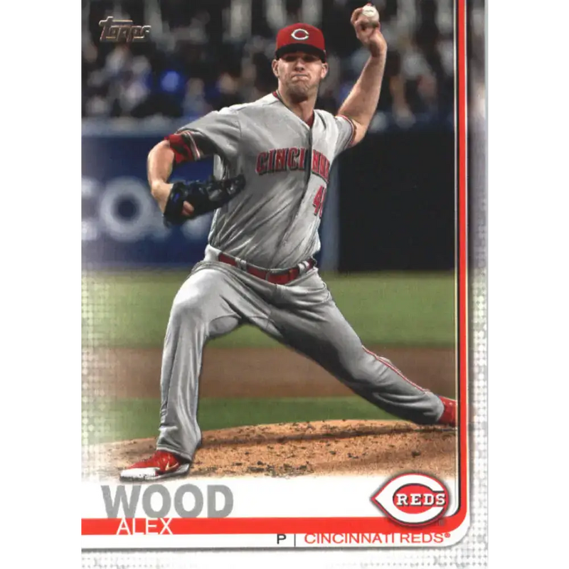 2019 Topps #464 Alex Wood NM-MT Cincinnati Reds Baseball Card - Baseball Card Single