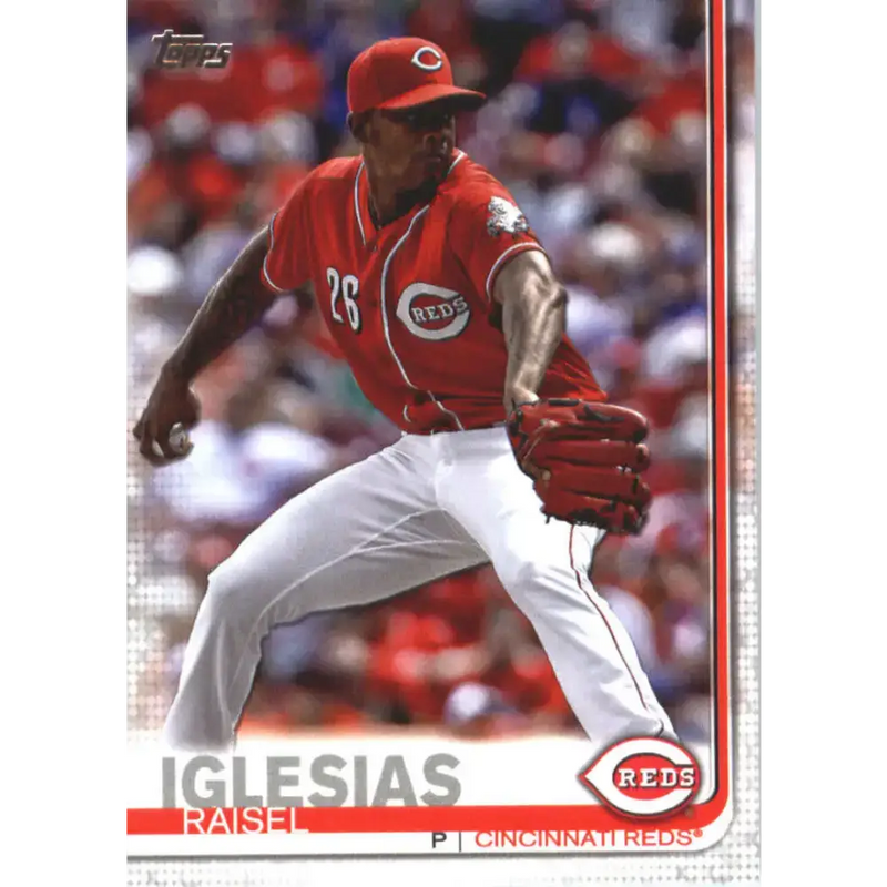 2019 Topps #465 Raisel Iglesias NM-MT Cincinnati Reds Baseball Card - Baseball Card Single