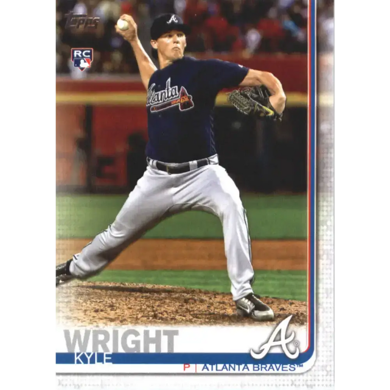 2019 Topps #473 Kyle Wright NM-MT RC Rookie Atlanta Braves Baseball Card - Baseball Card Single