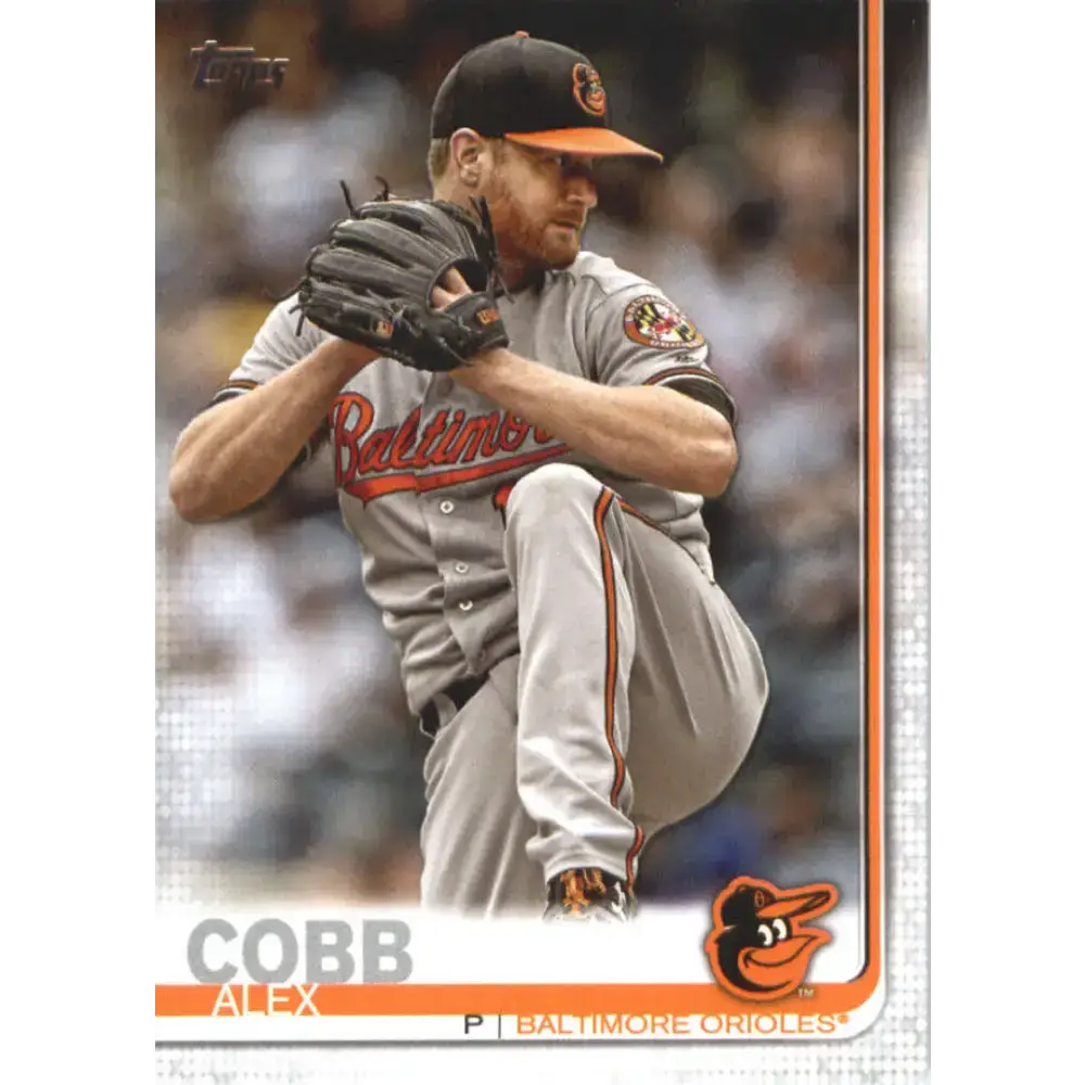 2019 Topps #483 Alex Cobb NM-MT Baltimore Orioles Baseball Card