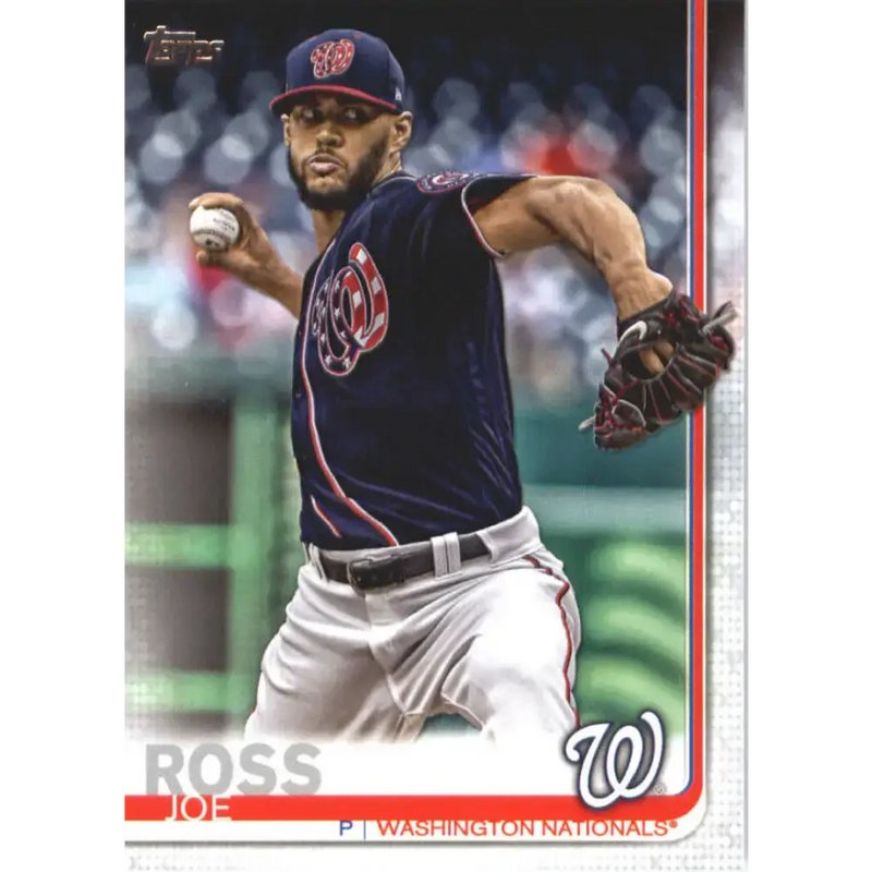 2019 Topps #489 Joe Ross NM-MT Washington Nationals Baseball Card - Baseball Card Single
