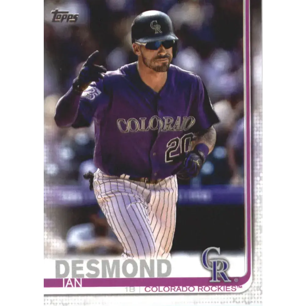 2019 Topps #494 Ian Desmond NM-MT Colorado Rockies Baseball Card