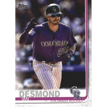 2019 Topps #494 Ian Desmond NM-MT Colorado Rockies Baseball Card