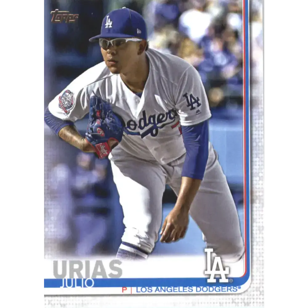 2019 Topps #519 Julio Urias NM-MT Los Angeles Dodgers Baseball Card - Baseball Card Single