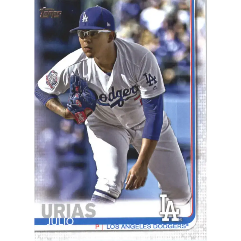 2019 Topps #519 Julio Urias NM-MT Los Angeles Dodgers Baseball Card - Baseball Card Single