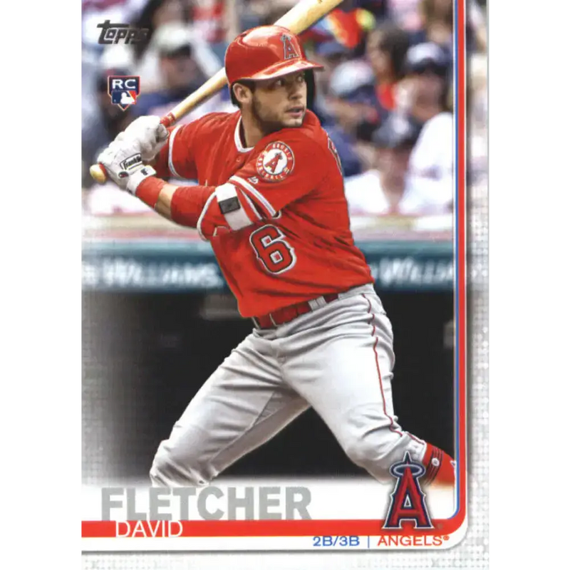 2019 Topps #520 David Fletcher NM-MT RC Rookie Los Angeles Angels Baseball Card - Baseball Card Single