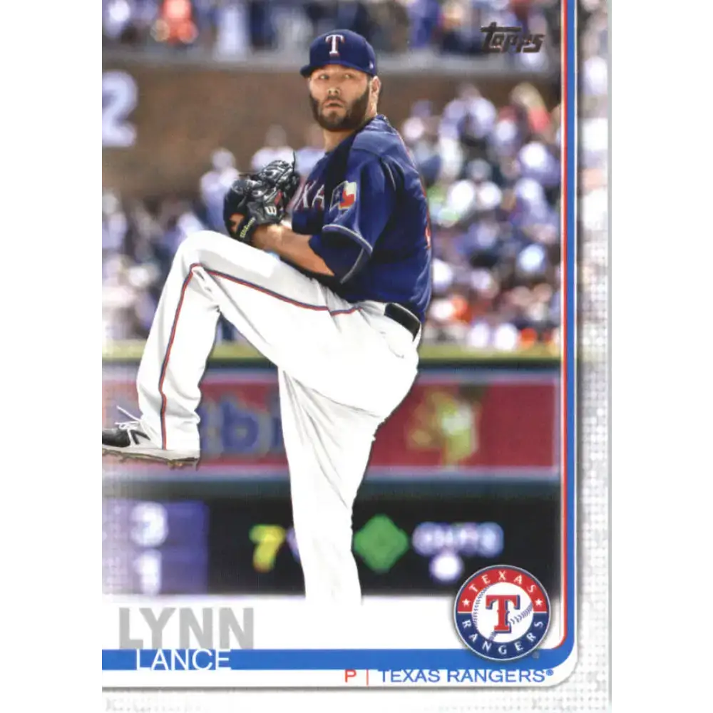 2019 Topps #532 Lance Lynn NM-MT Texas Rangers Baseball Card - Baseball Card