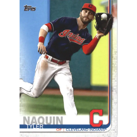 2019 Topps #535 Tyler Naquin NM-MT Cleveland Indians Baseball Card - Baseball Card