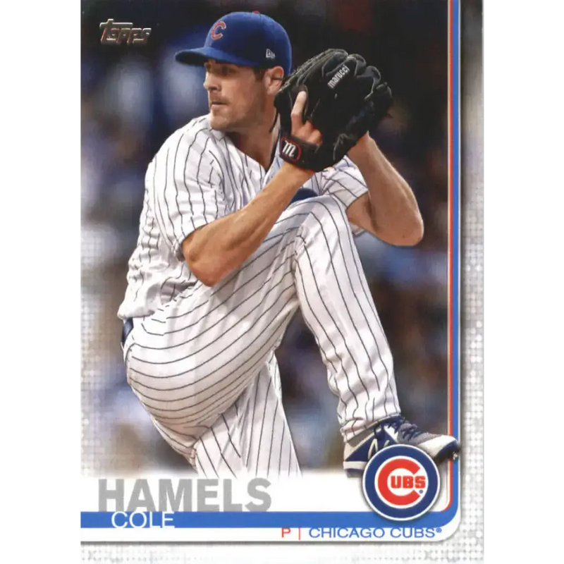 2019 Topps #540 Cole Hamels NM-MT Chicago Cubs Baseball Card - Baseball Card Single