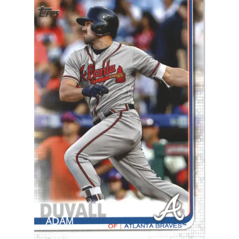 2019 Topps #557 Adam Duvall NM-MT Atlanta Braves Baseball Card - Baseball Card Single