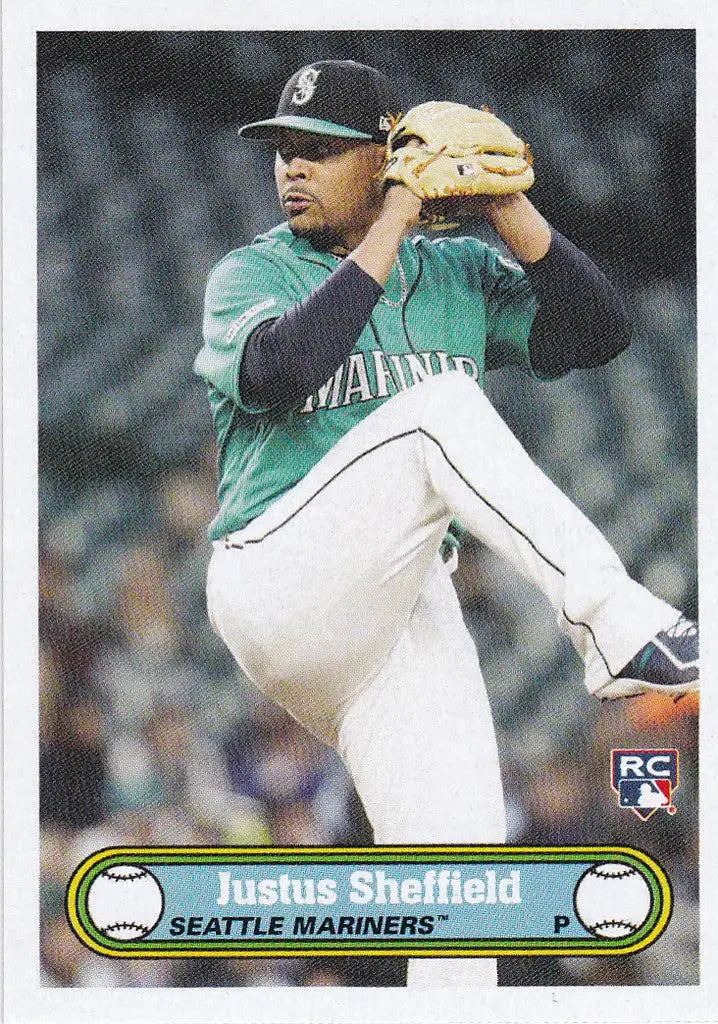 2019 Topps 582 Montgomery Club Set 3 #15 Justus Sheffield Rookie Card RC