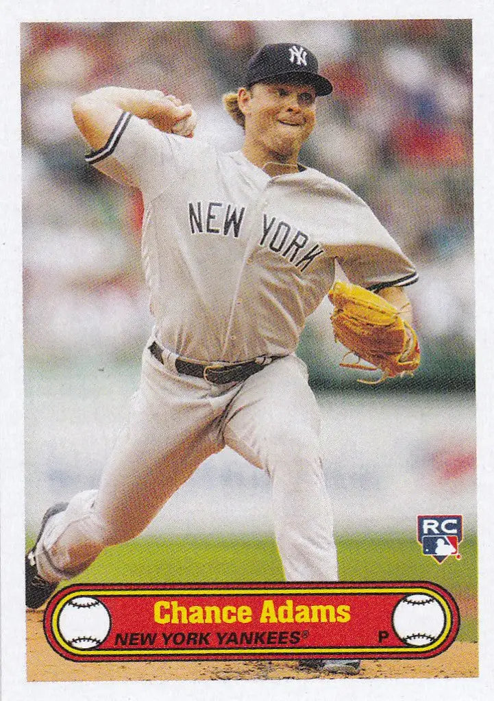 2019 Topps 582 Montgomery Club Set 3 #17 Chance Adams Rookie Card RC