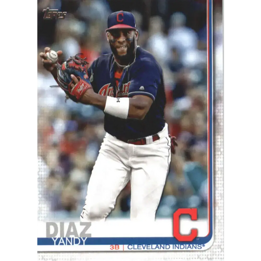 2019 Topps #595 Yandy Diaz NM-MT Cleveland Indians Baseball Card - Baseball Card