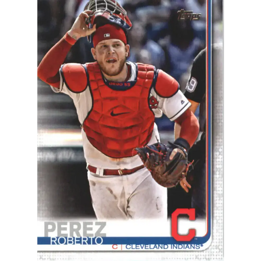 2019 Topps #639 Roberto Perez NM-MT Cleveland Indians Baseball Card - Baseball Card