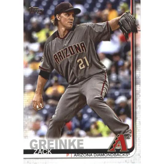 2019 Topps #661 Zack Greinke NM-MT Arizona Diamondbacks Baseball Card - Baseball Card