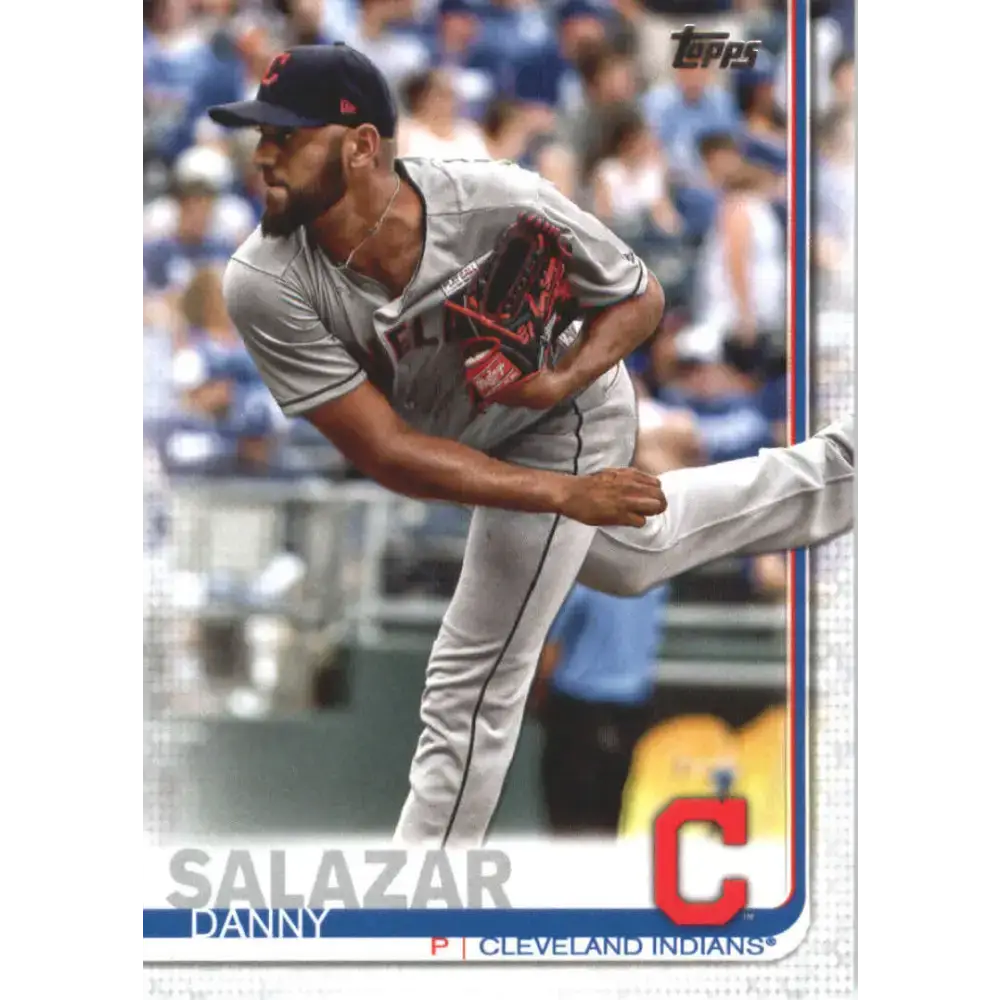 2019 Topps #673 Danny Salazar NM-MT Cleveland Indians Baseball Card - Baseball Card Single